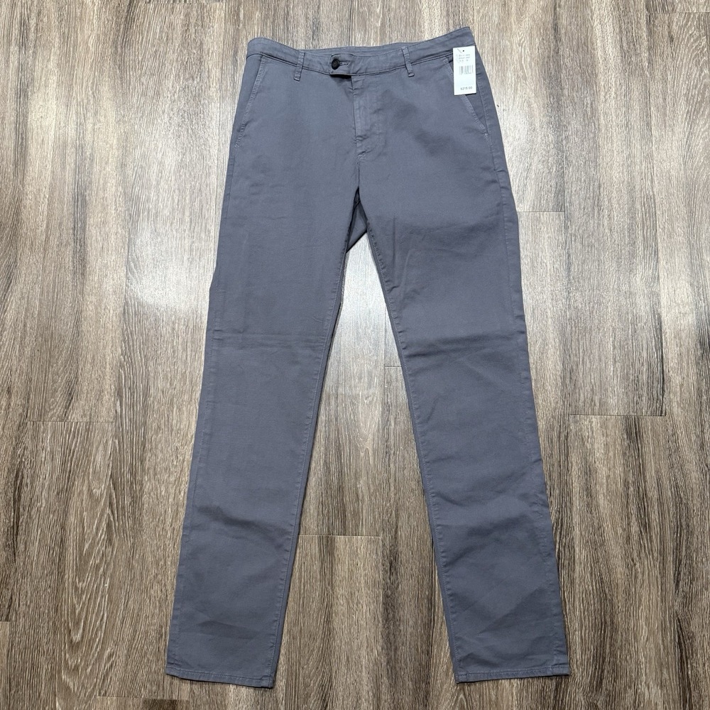 AG Adriano Goldschmied Marshall Slim Trouser Men's 32x34 Gray Stretch Twill